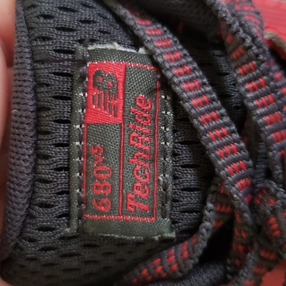 New Balance 680 techride red running sneakers, women's size 6 - Picture 10 of 10